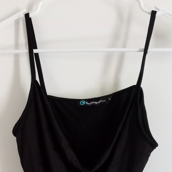 Coolwear USA Black Vintage Cami Top- Size: Medium - Picture 3 of 3